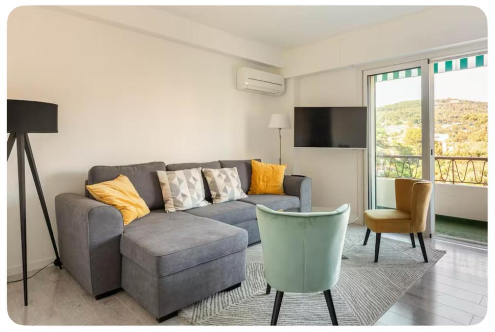 Etoile Cosy 2 P, Tout Confort, 10 Min Croisette Cannes Luaran gambar